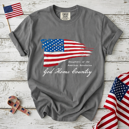 Comfort Colors Daughters of the American Revolution God Home Country T-Shirt