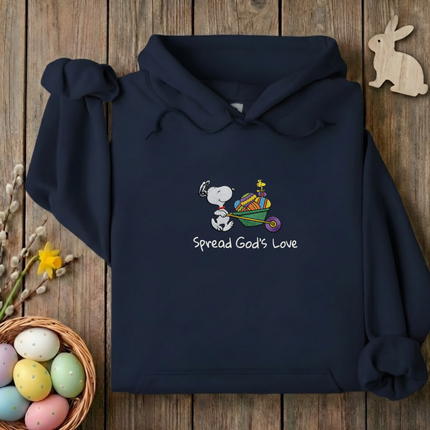 Spread God's Love Embroidered Hoodie