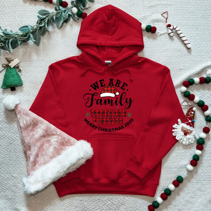 We are family Christmas Hoodie for Adults