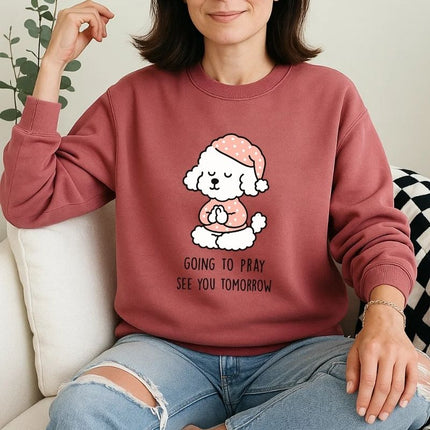 Comfort Colors Pray with Me Christian Sweatshirt