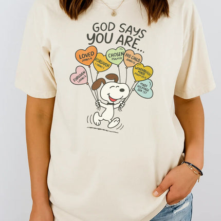 Comfort Colors Snoopy Balloons T-shirt