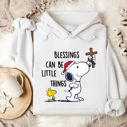 Blessings Can Be Little Things Snoopy Hoodie