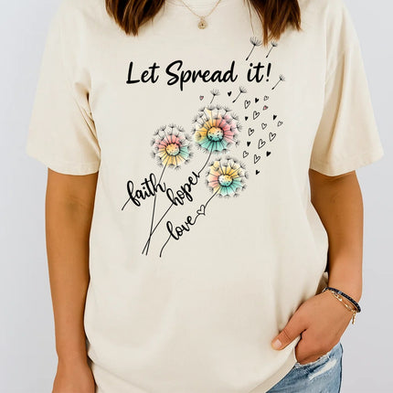 Comfort Colors Dandelion Let Spread It T-shirt