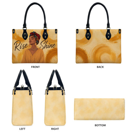 Rise and Shine Leather Handbag