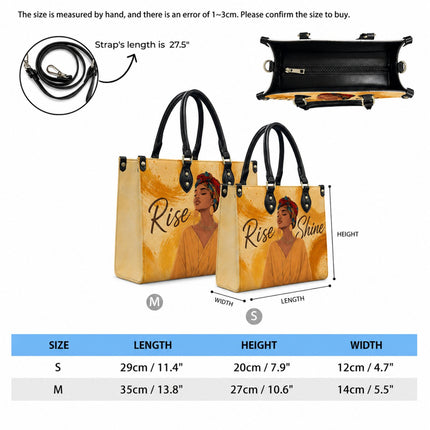 Rise and Shine Leather Handbag