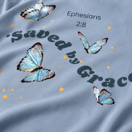 Comfort Colors Saved by Grace Butterfly T-Shirt