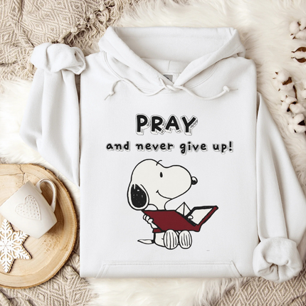 Pray and Never Give Up Hoodie