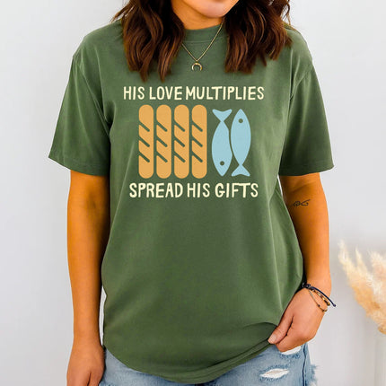 Comfort Colors His Love Multiples T-shirt