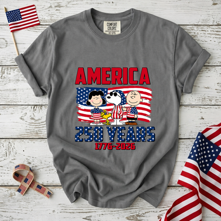 Comfort Colors America 250 Years Patriotic Friends T-Shirt