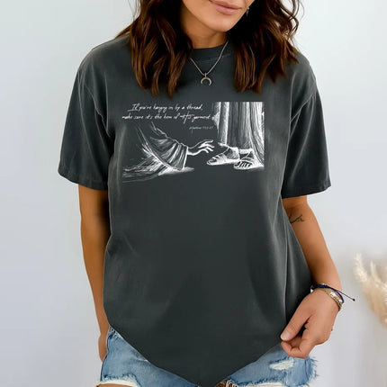 Comfort Colors Hem of His Garment Bible Verse Tee