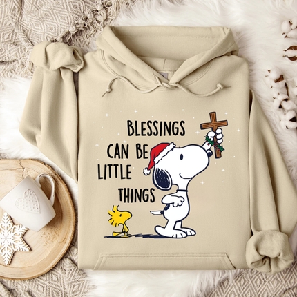 Blessings Can Be Little Things Snoopy Hoodie