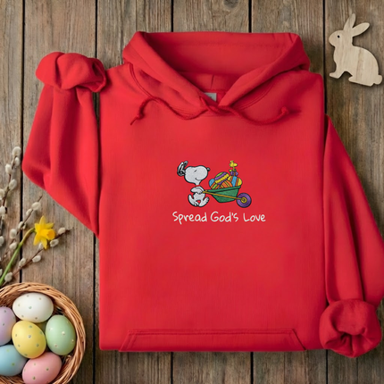 Spread God's Love Embroidered Hoodie