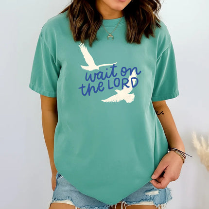 Comfort Colors Wait on the Lord Graphic Tee