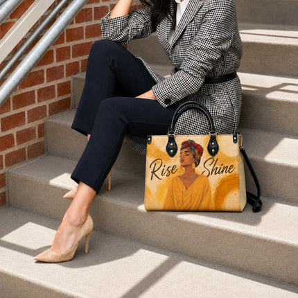 Rise and Shine Leather Handbag