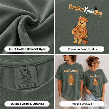 Comfort Colors Halloween Pumpkin Kinda Day T-shirt