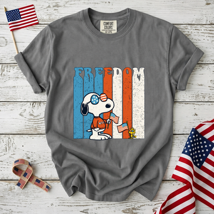 Comfort Colors Freedom Patriotic Friends Sunglasses T-Shirt