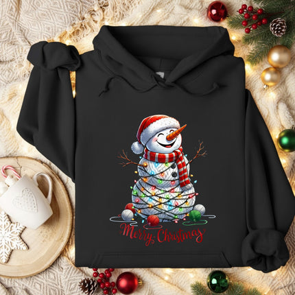 Merry Christmas Snowman Hoodie