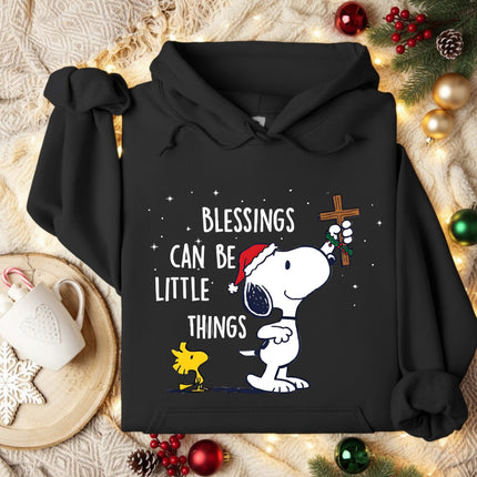 Blessings Can Be Little Things Snoopy Hoodie