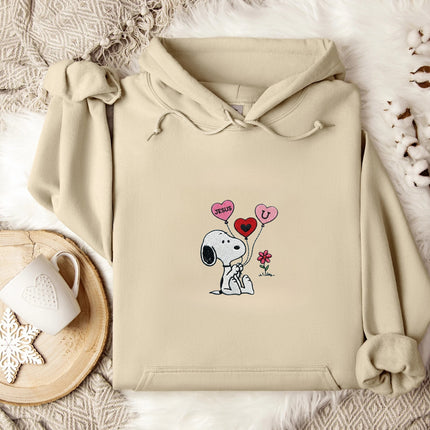 Jesus Loves You Embroidered Hoodie