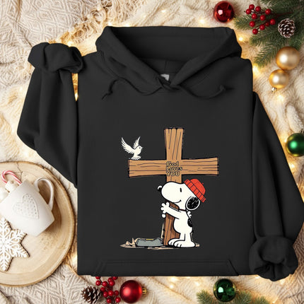 God Loves You Snoopy Hoodie