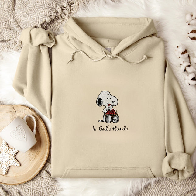 In God's Hand Embroidered Hoodie