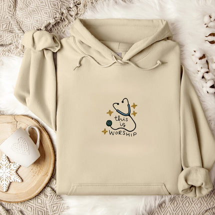This Is Worship Embroidered Hoodie