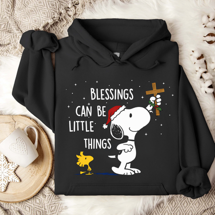Blessings Can Be Little Things Snoopy Hoodie