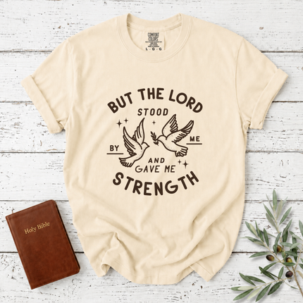 Comfort Colors But the Lord Stood by Me  Dove T-Shirt