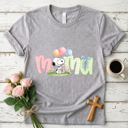 Cherished Snoopy Mama T-shirt