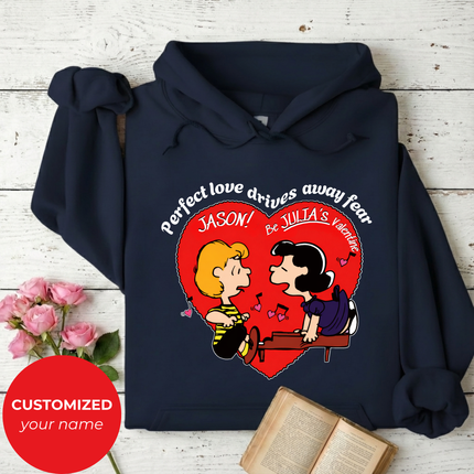 Perfect love drives away fear hoodie