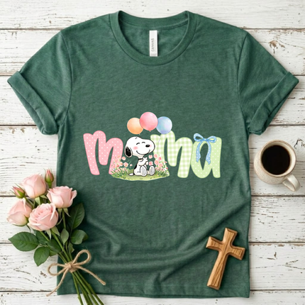 Cherished Snoopy Mama T-shirt