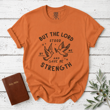 Comfort Colors But the Lord Stood by Me  Dove T-Shirt