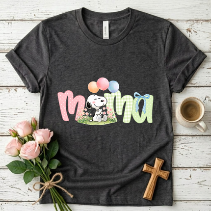 Cherished Snoopy Mama T-shirt