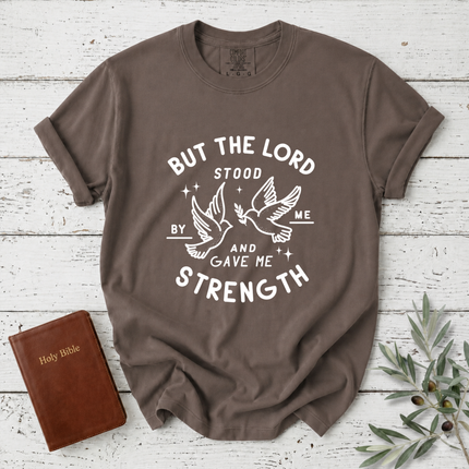 Comfort Colors But the Lord Stood by Me  Dove T-Shirt