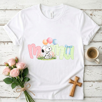 Cherished Snoopy Mama T-shirt