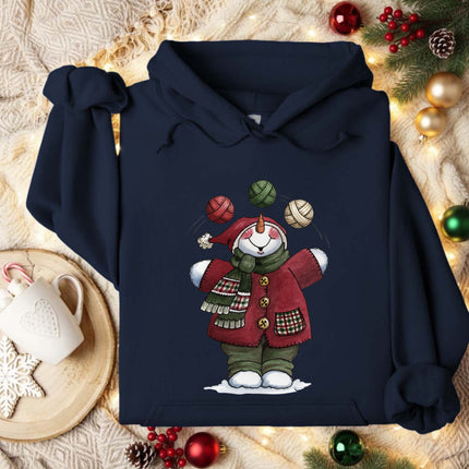 Juggling Yarn Ball Christmas Hoodie