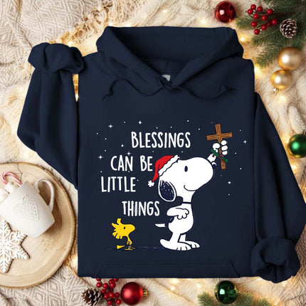 Blessings Can Be Little Things Snoopy Hoodie
