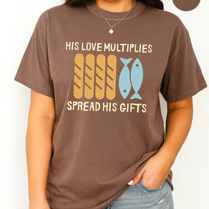Comfort Colors His Love Multiples T-shirt