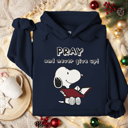 Pray and Never Give Up Hoodie