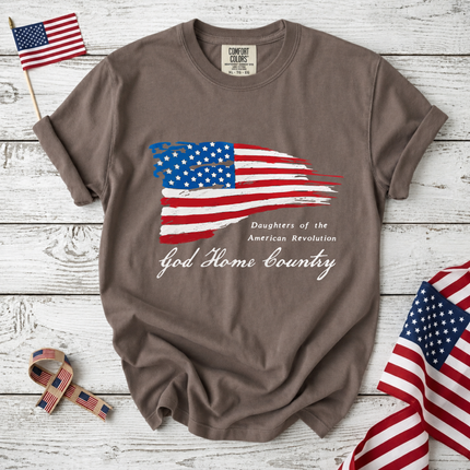 Comfort Colors Daughters of the American Revolution God Home Country T-Shirt