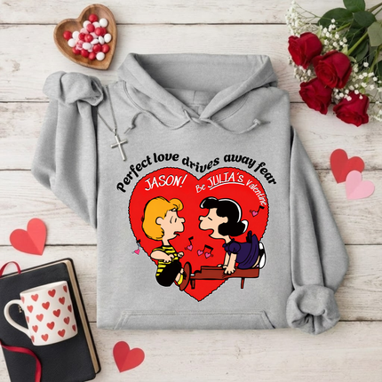 Perfect love drives away fear hoodie