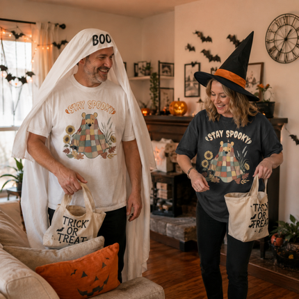 Comfort Colors Stay Spooky Ghost Blanket T-shirt