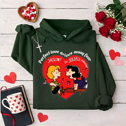Perfect love drives away fear hoodie