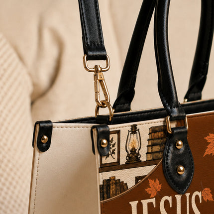 Jesus Is My Boo Halloween Leather Handbag