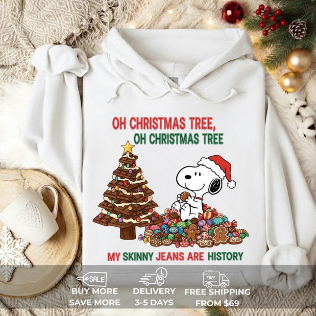 My Skinny Jeans Are History Snoopy Hoodie