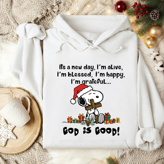 God Is Good Snoopy Hoodie