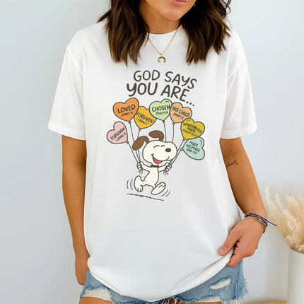 Comfort Colors Snoopy Balloons T-shirt