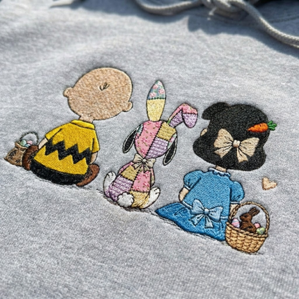 Easter Together Embroidered Hoodie