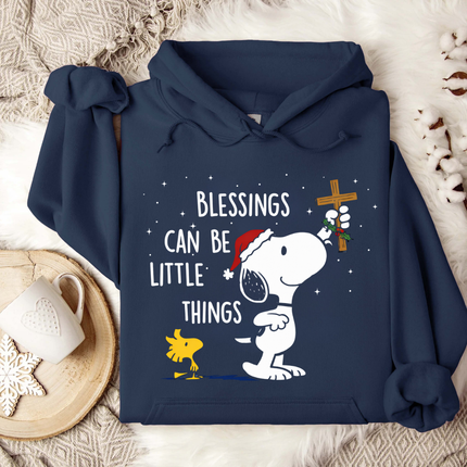 Blessings Can Be Little Things Snoopy Hoodie
