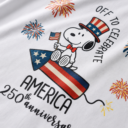 Comfort Colors Off To Celebrate America 250th Anniversary Fireworks T-Shirt